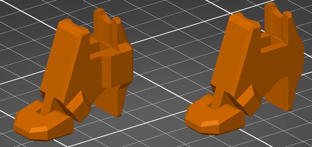 DUMMY 13 - v2 - Way too realistic high-heel-booties (2 variants) 3D model thumbnail