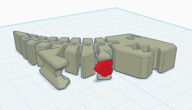 flexi rex with heart 3D model thumbnail