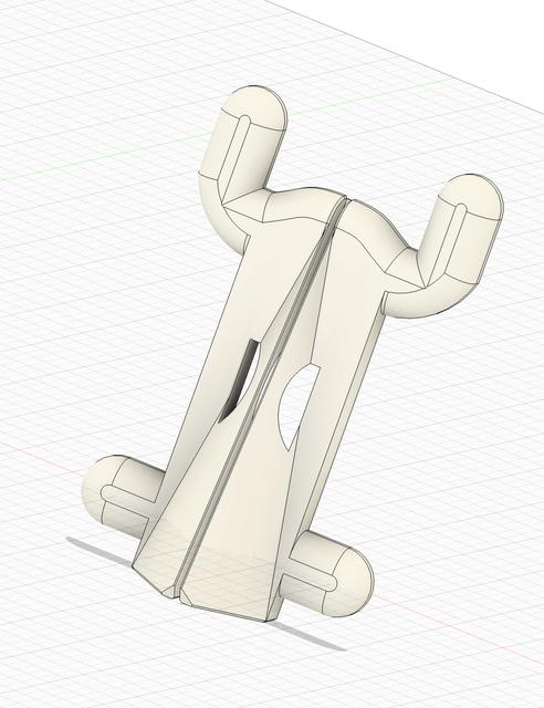 Sy's Hook for Husky Metal Pegboards 3D model thumbnail