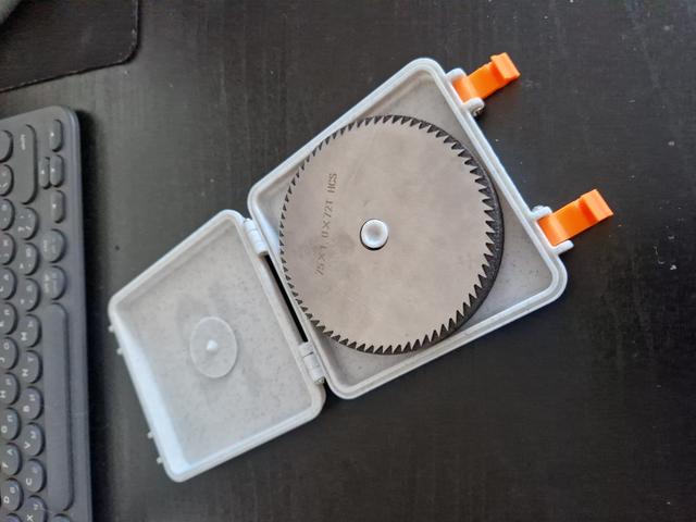 75mm/3inch Angle Grinder Disc Box 3D model thumbnail