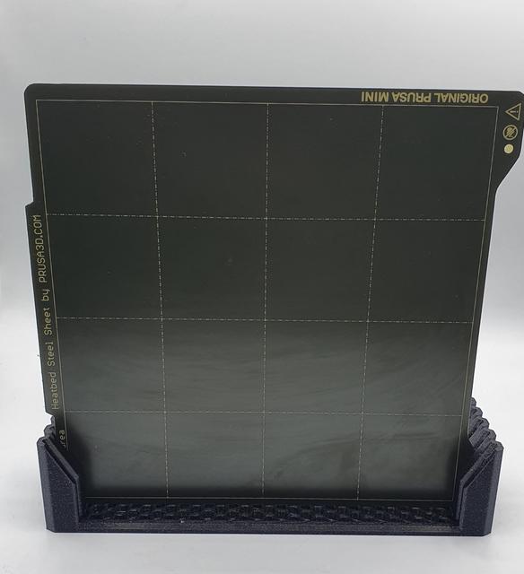 Prusa Mini Sheet holder / build plate holder 3D model thumbnail