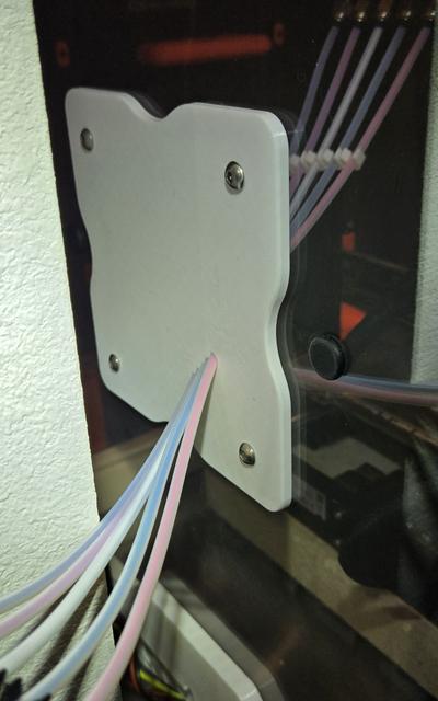 Delack rear cover with MMU tube slots 3D model thumbnail