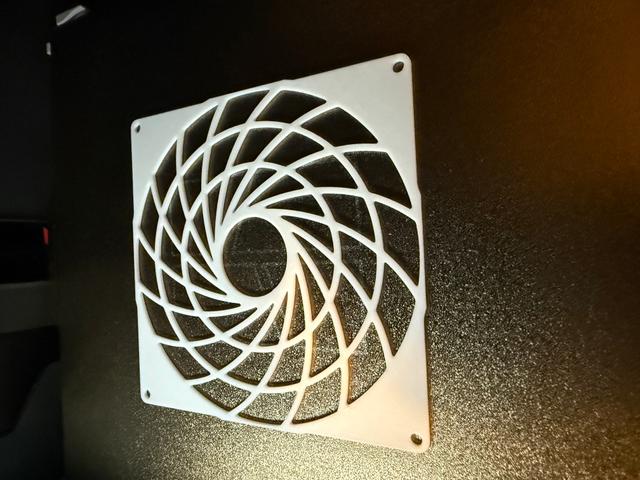 Noctua 140mm fan grill for neurocean_821324's corsi rosenthal air filter 3D model thumbnail