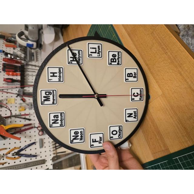 wall clock 3D model thumbnail