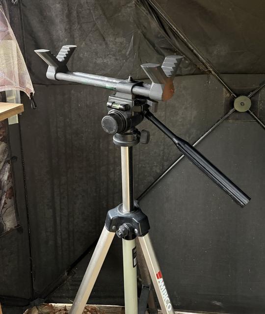 Rifle rest/holder tripod stand 3D model thumbnail