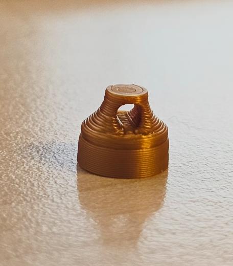 Cap for ornaments size 40% 3D model thumbnail