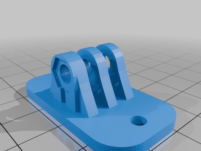 Vertical DJI Mount MOD 3D model thumbnail