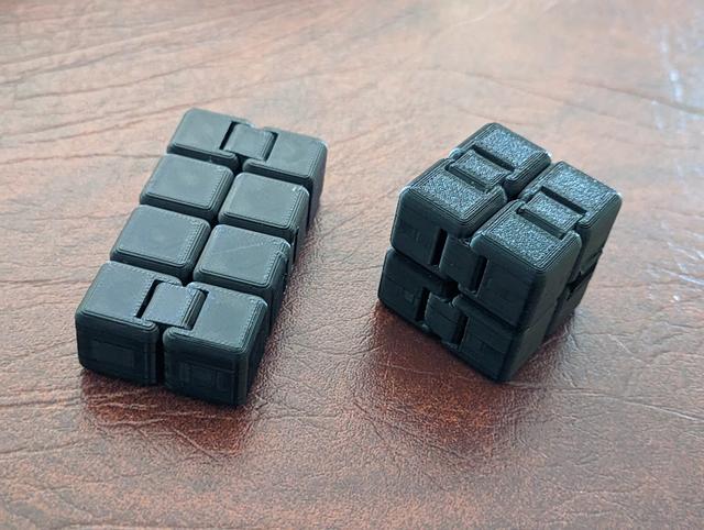 Magnetic fidget infinity cube 3D model thumbnail
