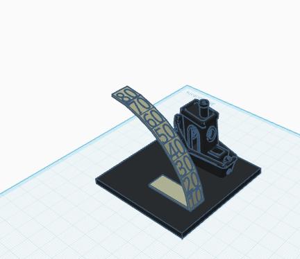 testovací model pre 3d tlačiareň 3D model thumbnail