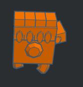 MINI 13 Infinity gauntlet 3D model thumbnail