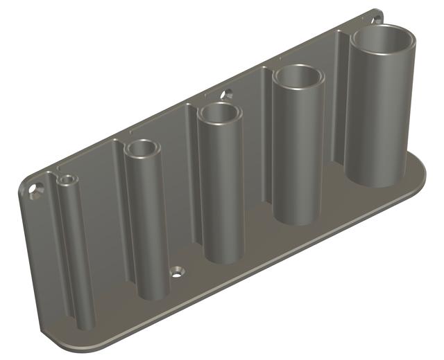 Split Loom Installation Tool Holder 3D model thumbnail