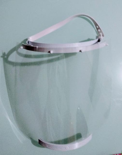 Parametric face shield RC3 fast 3D model thumbnail