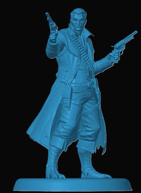 Yuan-ti Gunslinger 3D model thumbnail