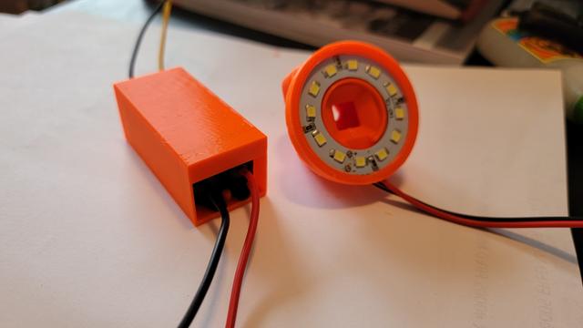 Ring LED Cover and Buck Converter 3D model thumbnail