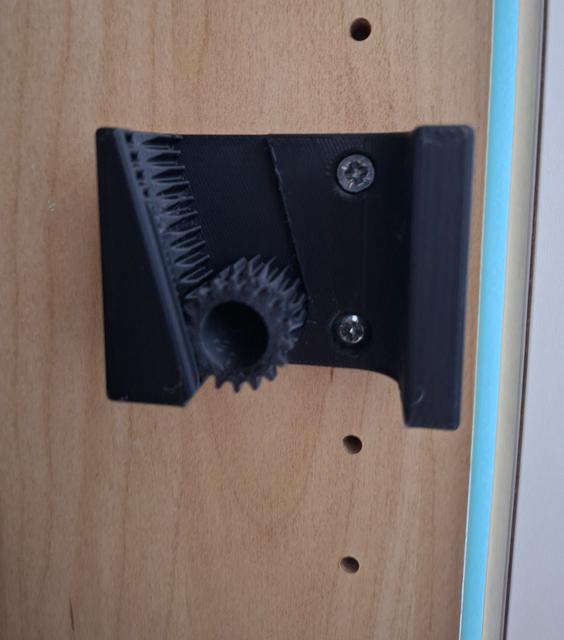 Gravity Broom Stick Holder – IKEA PAX Compatible 3D model thumbnail