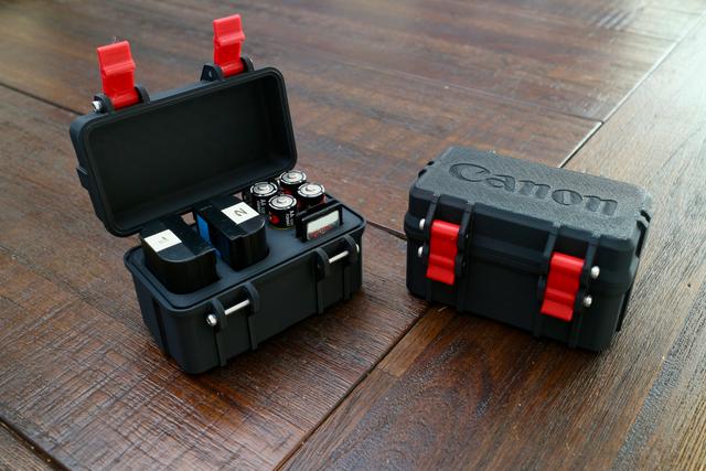 Rugged Storage Case - Canon Camera Battery and Memory 3D model thumbnail