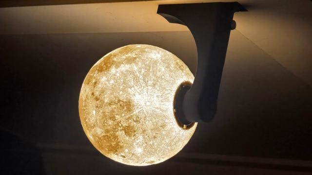 Wall Mount for 210mm Moon Lamp 3D model thumbnail