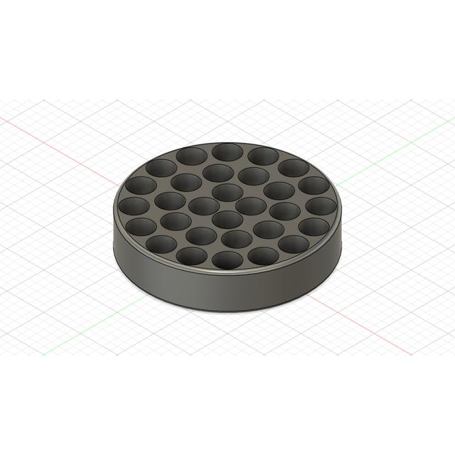 Bead Jar Holder for Miyuki Jars 3D model thumbnail