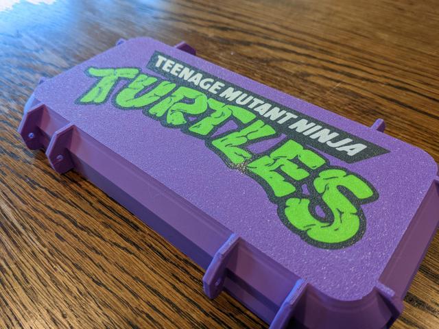 Teenage Mutant Ninja Turtles - Toy Box Inlay 3D model thumbnail