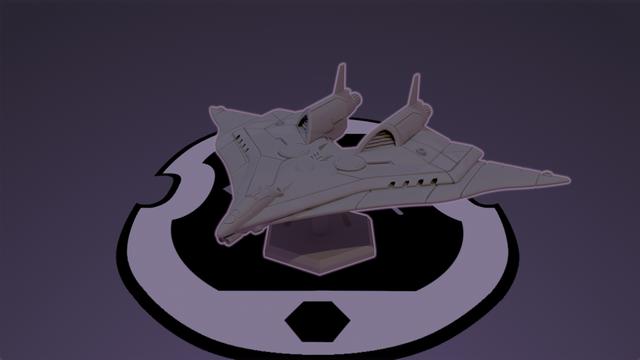 Qasar Omnifighter 3D model thumbnail