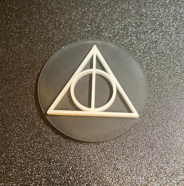 Deathly Hallows Sign 3D model thumbnail