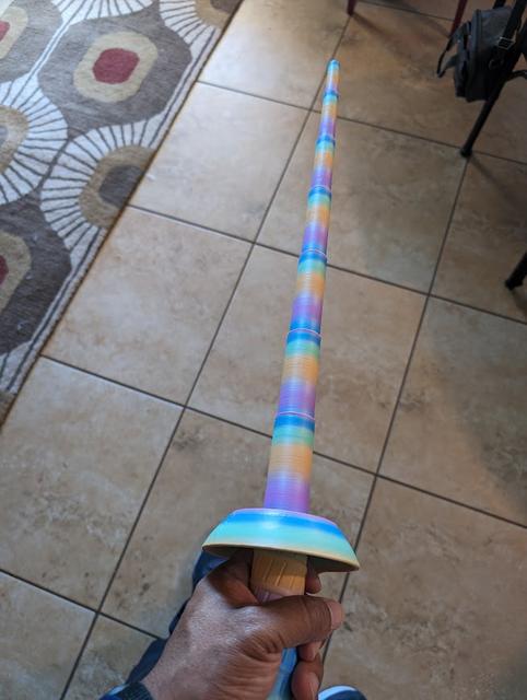 Sword of the Spirit (Collapsing Pirate Sword Print In Place Remix) 3D model thumbnail