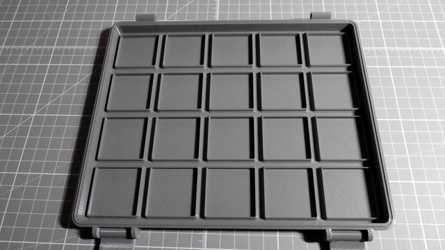 Lighter Lid for the Gridfinity Case Light 3D model thumbnail