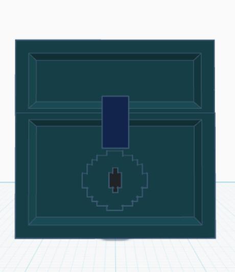 Minecraft ender chest 3D model thumbnail