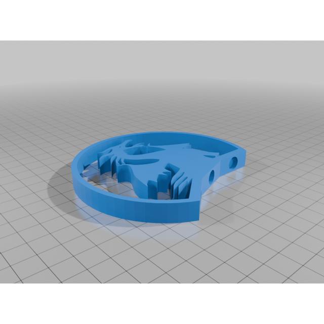 Maleficent Dragon Magnetic Mickey Ear 3D model thumbnail