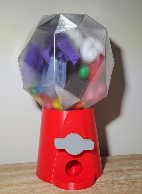 Low Poly Jar for Simple Mason Jar Candy Machine 3D model thumbnail