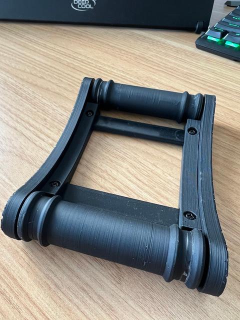 Filament Spool Holder roller 3D model thumbnail
