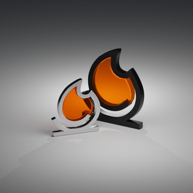 The Flame 3D model thumbnail