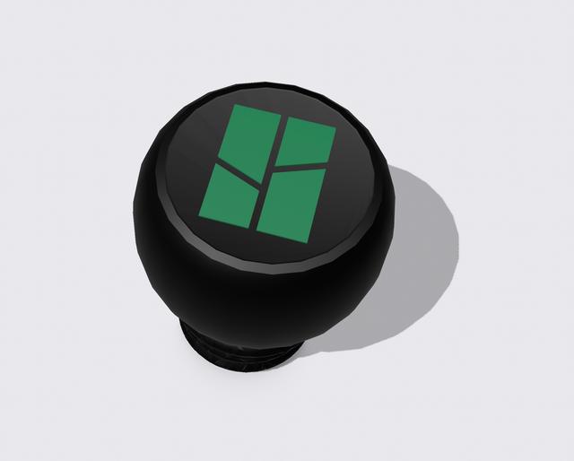 Medium Knob for AMS Drawer Stand with Bambulab Logo 3D model thumbnail