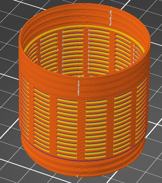 50 mm Silicagel Container 3D model thumbnail