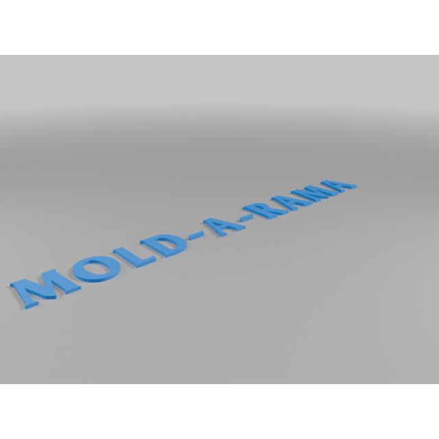 Mold-A-Rama Logo  3D model thumbnail