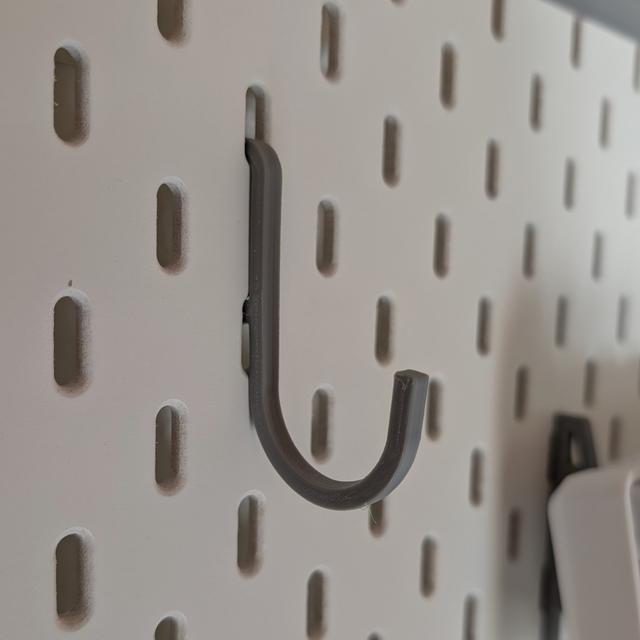 IKEA Skadis Hook (larger) 3D model thumbnail