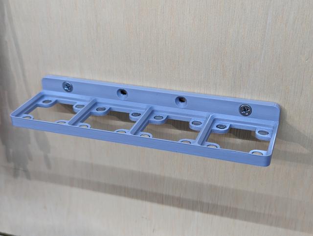 Gridfinity Magnet-Base Screw-Attached Shelf 3D model thumbnail