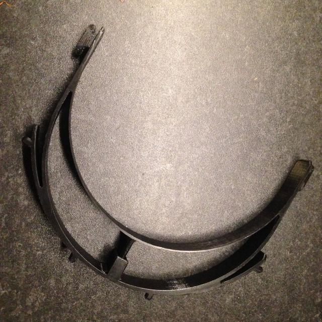 Face Shield, Prusa RC3 ergonomic. Flexible forehead stripe 3D model thumbnail