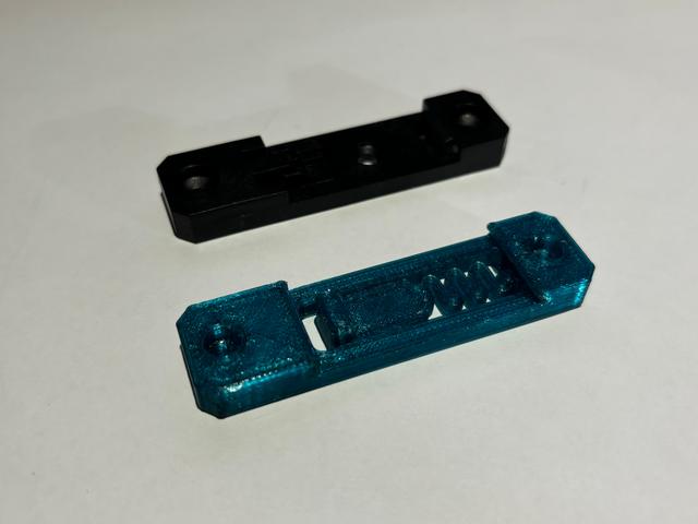 Din Rail Bracket 3D model thumbnail