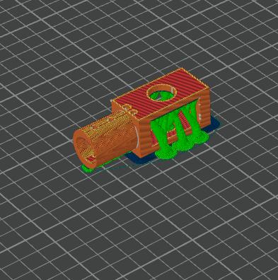 OMPHOBBY M4 Max Tail Case 3D model thumbnail
