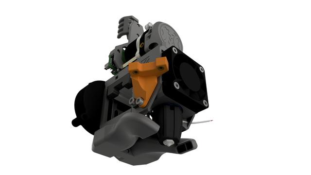 CR Touch Mount for E34M1 3D model thumbnail