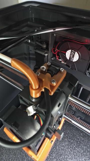 Centauri Carbon USB and PTFE Relief and Guide. Combatable without riser. 3D model thumbnail