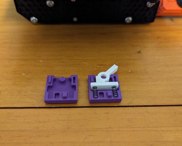 Spring-Loaded Fidget Switch 3D model thumbnail