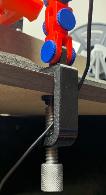 Articulating Camera G-Clamp Mount 3D model thumbnail