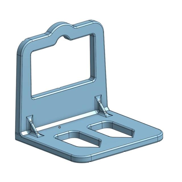 wall phone holder for IKEA SJOSS 2Port or 1Port 3D model thumbnail
