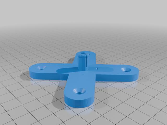 20V battery charger 2/4 hole for pegboard (Makita, Hercules, probably others) 3D model thumbnail