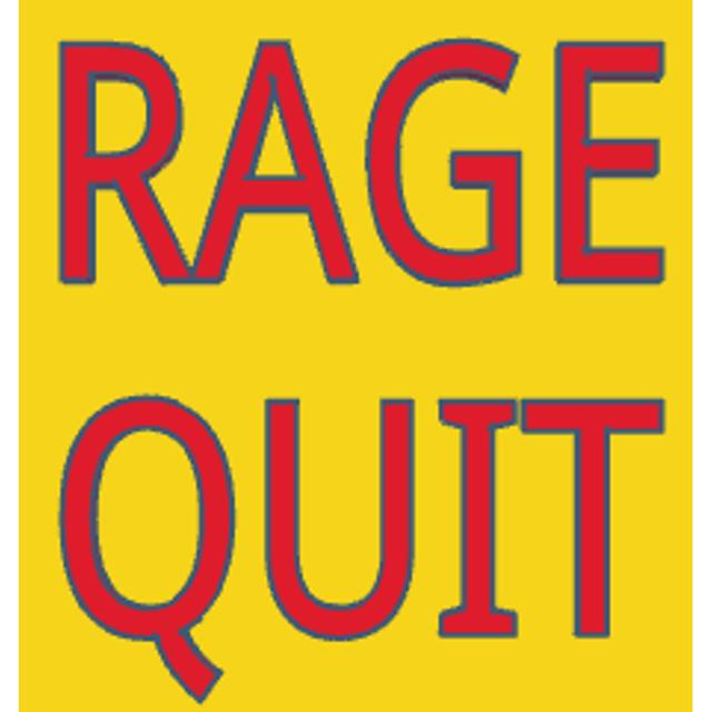 RAGE QUIT CHERRY MX KEYCAP 3D model thumbnail