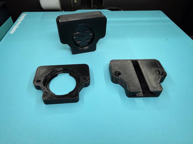 Garmin / Quarter Turn mount for Sy's Peglock system 3D model thumbnail