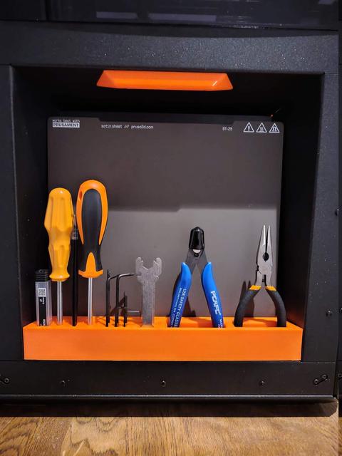 Modular Prusa CORE One Side Storage - Additional Modules 3D model thumbnail