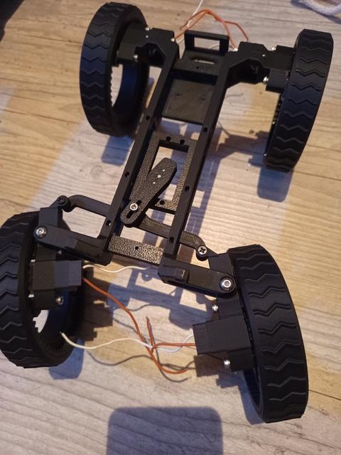 4x4 extension for test vehicle (for arduino nano) 3D model thumbnail